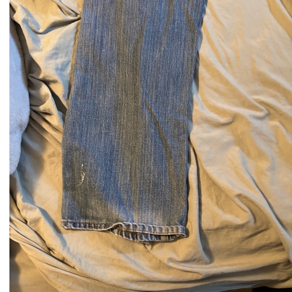 Unionbay Mens Distressed Straight Leg Blue Denim Jeans 34x34 Vintage Y2K Style - Picture 10 of 13